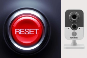 imagen de botón de reset y cámara ip